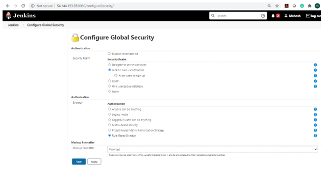 Jenkins User output 7