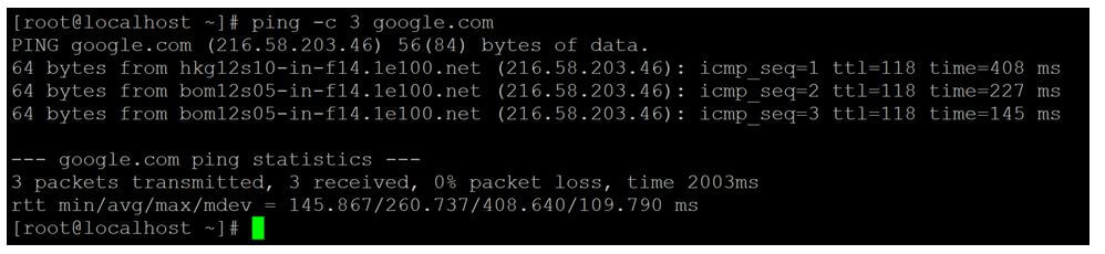 Linux Ping 2