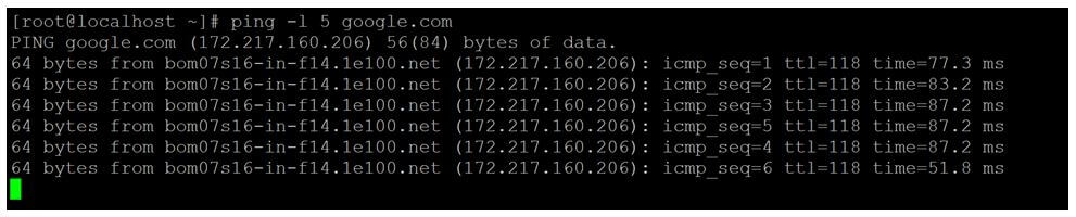 With “-l” Option