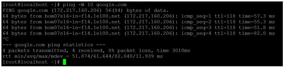 With “-W” Option