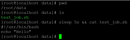 Linux Sleep Example 3b