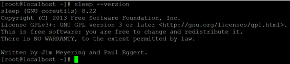 Version Command Example 6