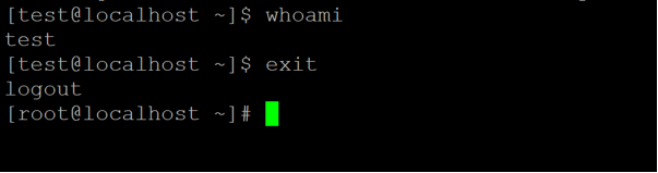 Linux exit output 2