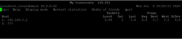 With “-m” Option