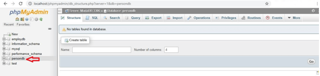 MYSQL Database Example 8