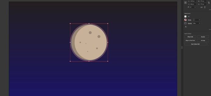 Moon in Illustrator - 10