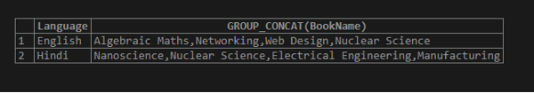 MySQL GROUP_CONCAT() output 2