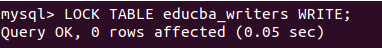 MySQL Lock Table - 8
