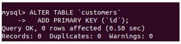 MySQL Primary Key 6