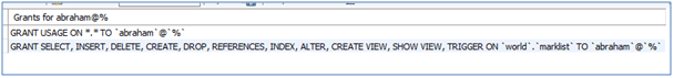 GRANTS Example 15