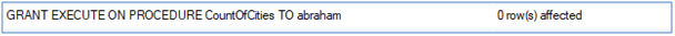 Grants Execute Privilege Example 16