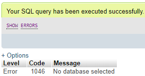 ERRORS Command Example 7