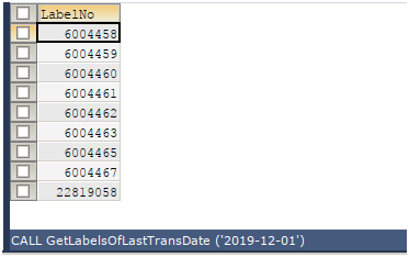 Calling Statement Example 2