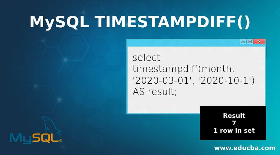 MySQL TIMESTAMPDIFF()