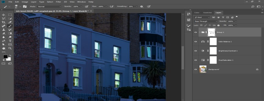 Night Effect in Photoshop - 25