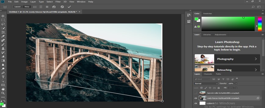 Perspective Correction in Photoshop - 10