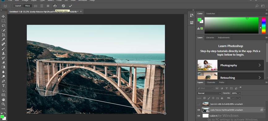 Perspective Correction in Photoshop - 14