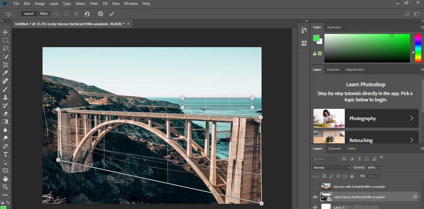 Perspective Correction in Photoshop - 8
