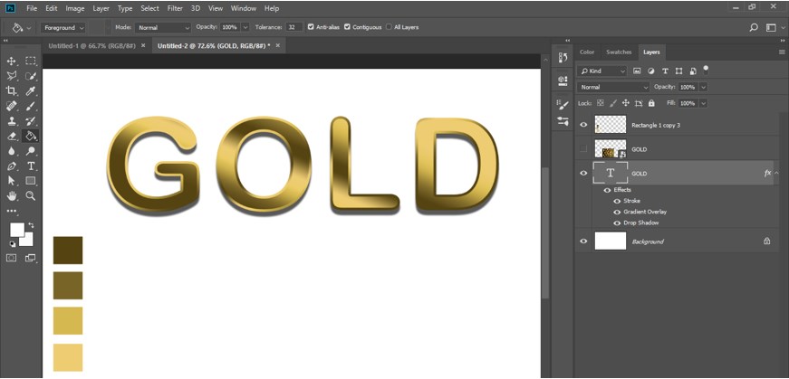 Photoshop Gold Gradient - 43