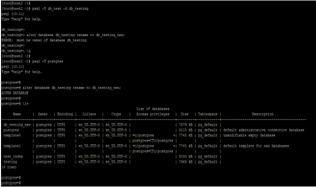 PostgreSQL ALTER DATABASE - 1