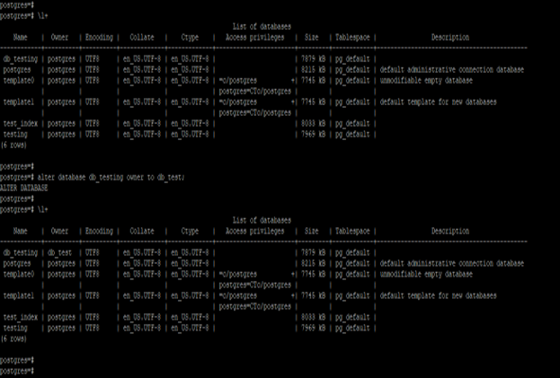 Change the ownership