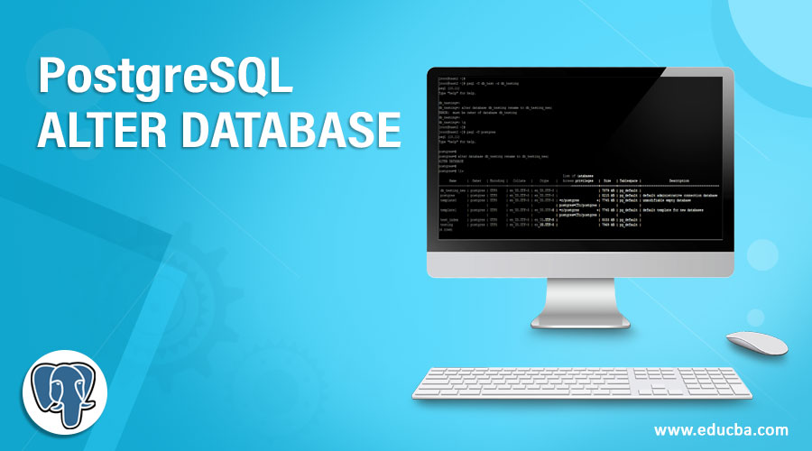 PostgreSQL ALTER DATABASE