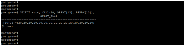 PostgreSQL数组函数介绍及实例介绍PostgreSQL数组函数 PostgreSQL数组函数基本上是用来连接输入 - 掘金
