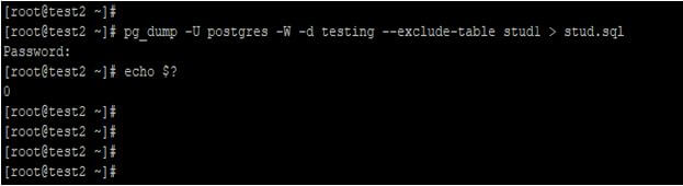 table from a whole database backup