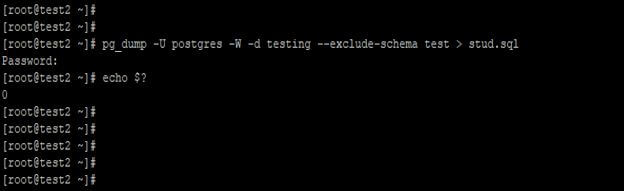 schema from a whole database backup
