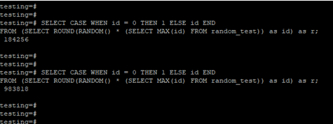 PostgreSQL ORDER BY Random Example 5