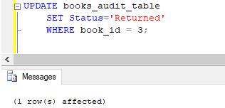 SQL AFTER UPDATE Trigger13