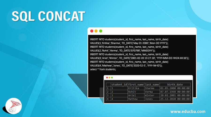 SQL CONCAT