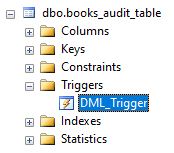 SQL DROP TRIGGER2