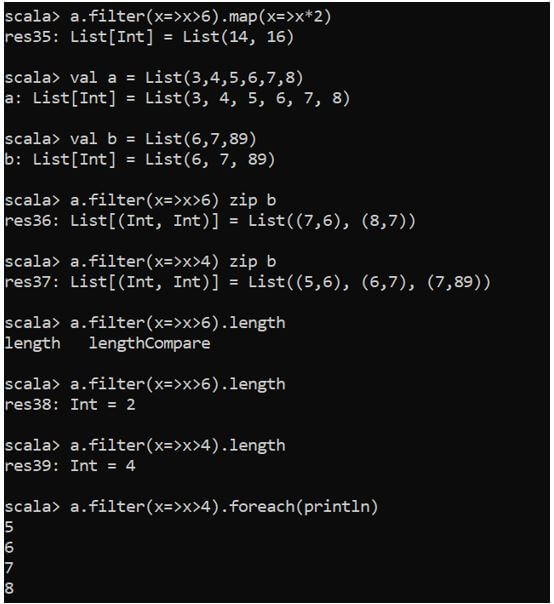 traverse the new collection with the values in it