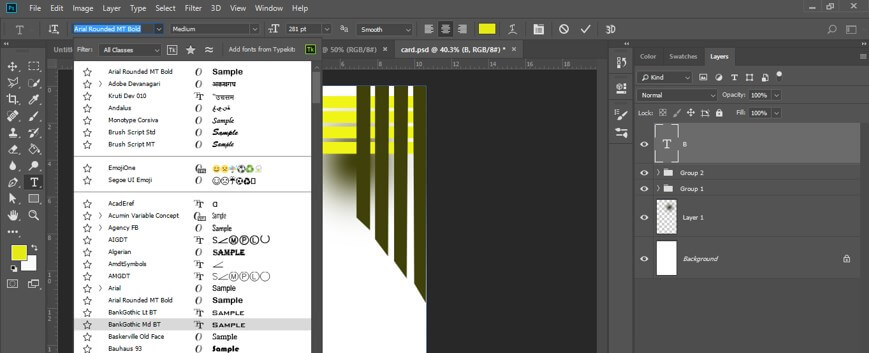 Templates in Photoshop - 28