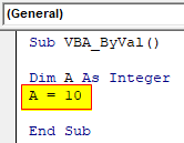 VBA Byval Example 1-4