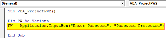 VBA Project Password Example 2-3