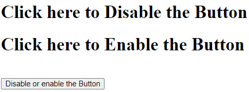 jQuery Disable Button Example 2a