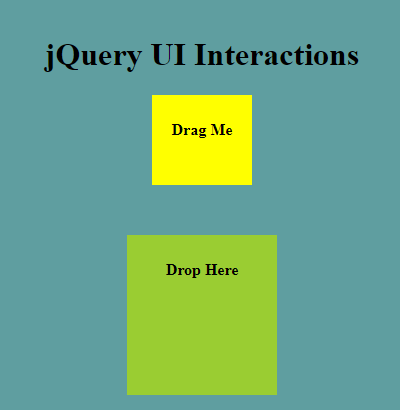 jQuery UI Droppable - 1