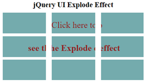 jQuery UI effect() Example 3