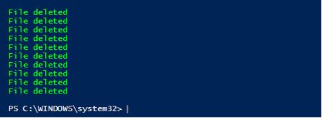 powershell delete file2