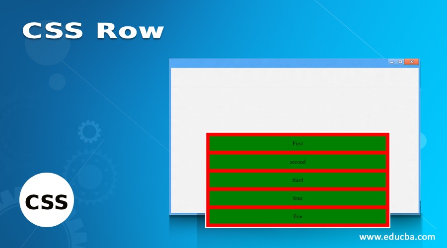 CSS Row