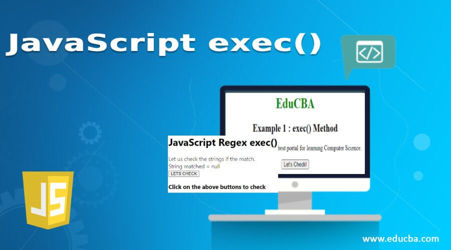 JavaScript exec()