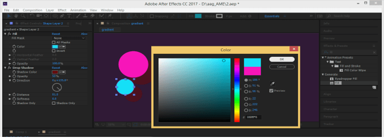 After Effects Gradient output 15