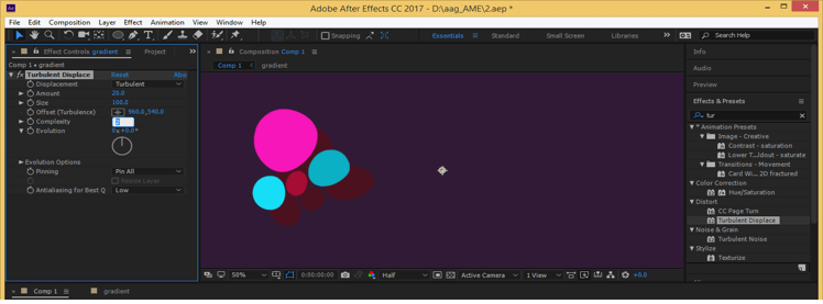 After Effects Gradient output 22
