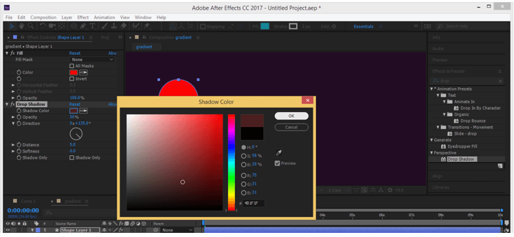 After Effects Gradient output 9