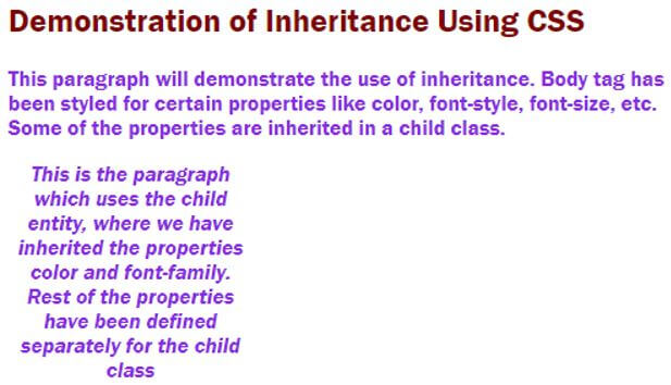 CSS Inheritance 1