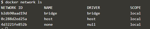 Docker Networking output 2