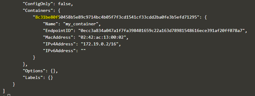 Docker Networking output 6.2