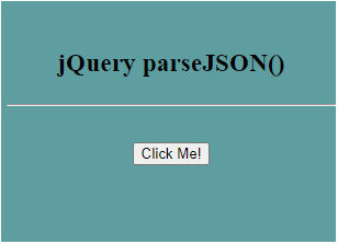JQuery json parse output 2.1
